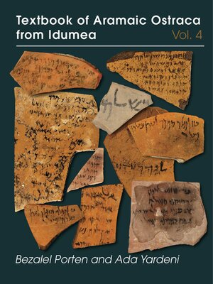 cover image of Textbook of Aramaic Ostraca from Idumea, Volume 4